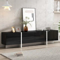 Mobile TV lucido da 74.8" con cassetti e ante per TV fino a 80"