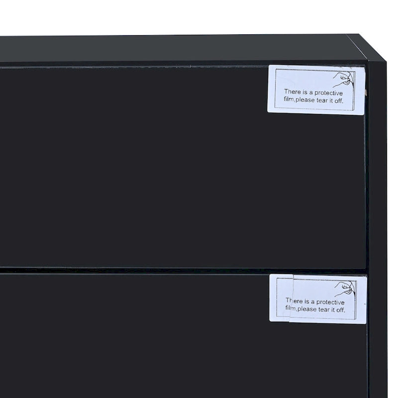Mobile TV lucido da 74.8" con cassetti e ante per TV fino a 80"