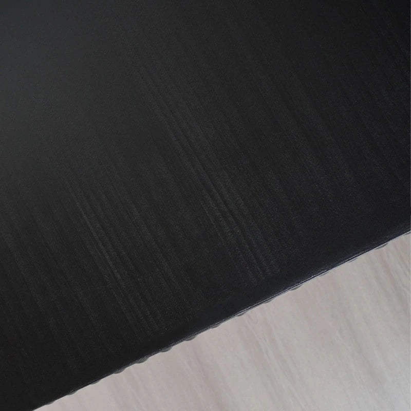 48-Zoll-Konsolentisch mit geschwungenem Wasserfall-Design und Holzperlen-Details
