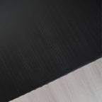 48-Zoll-Konsolentisch mit geschwungenem Wasserfall-Design und Holzperlen-Details