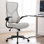 Chaise de bureau ergonomique avec hauteur réglable et dossier en maille