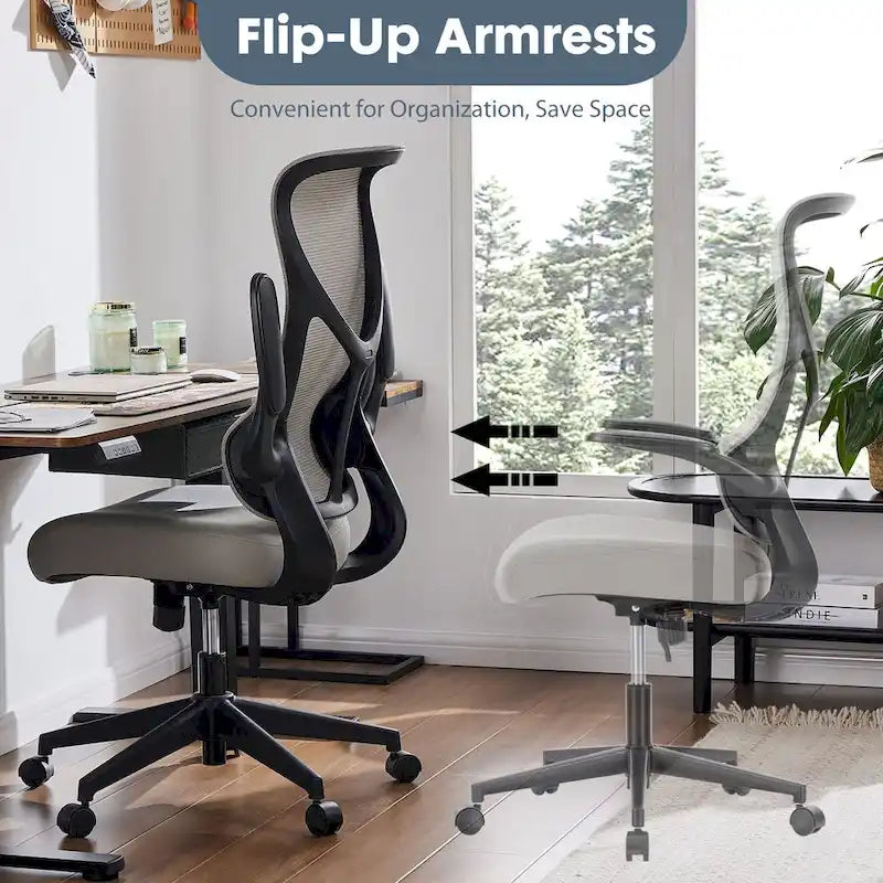 Ergonomic Office Chair with Adjustable Height and Mesh Back