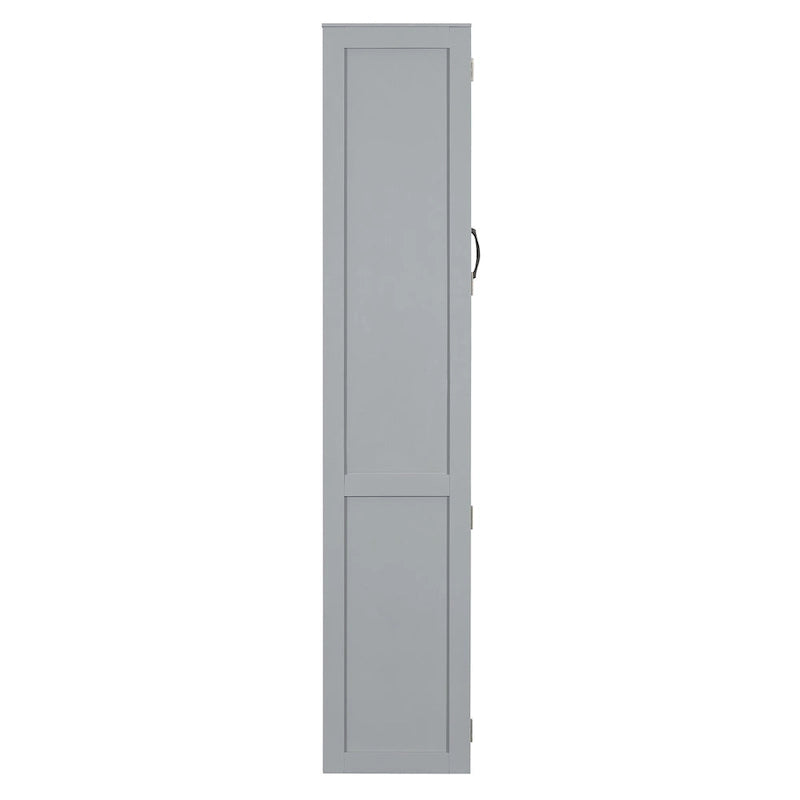 Foldable Murphy Wall Bed with Wardrobe, Storage Shelves, and LED Lights – Full/Queen