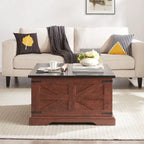 Square Coffee Table with Hidden Storage and Lift Top