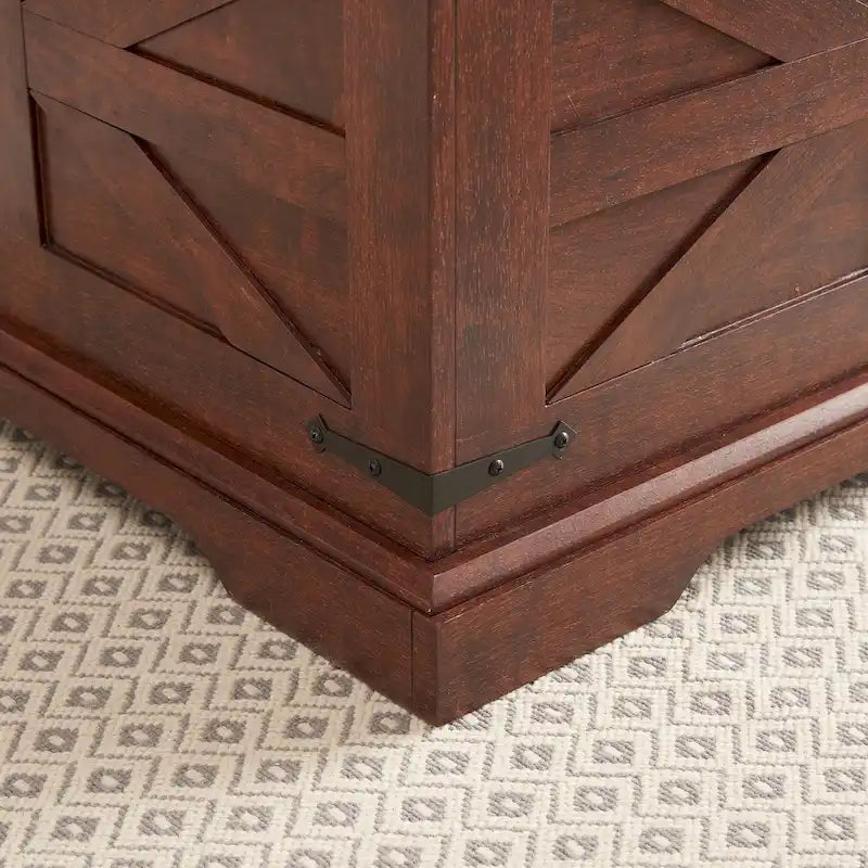 Square Coffee Table with Hidden Storage and Lift Top