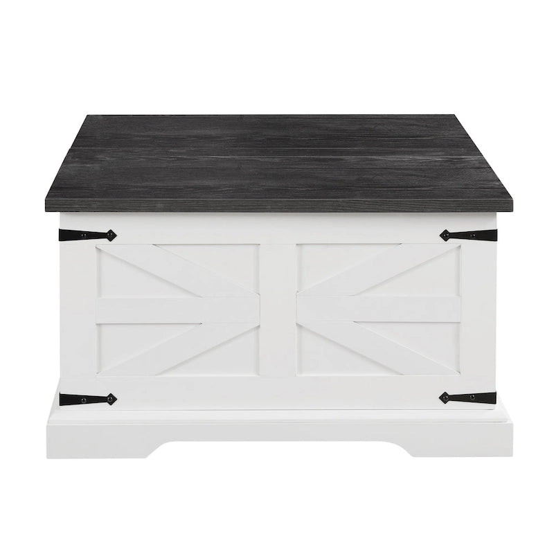 Square Coffee Table with Hidden Storage and Lift Top