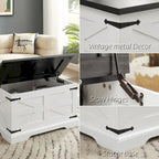 Square Coffee Table with Hidden Storage and Lift Top