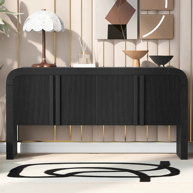 Aufbewahrungs-Sideboard mit 4 Türen und verstellbaren Einlegeböden