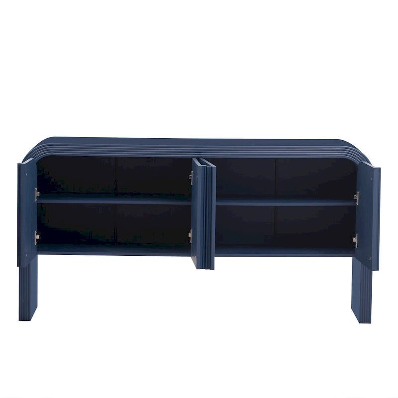 Aufbewahrungs-Sideboard mit 4 Türen und verstellbaren Einlegeböden
