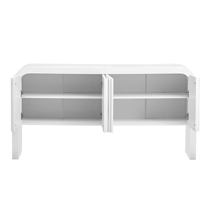 Aufbewahrungs-Sideboard mit 4 Türen und verstellbaren Einlegeböden