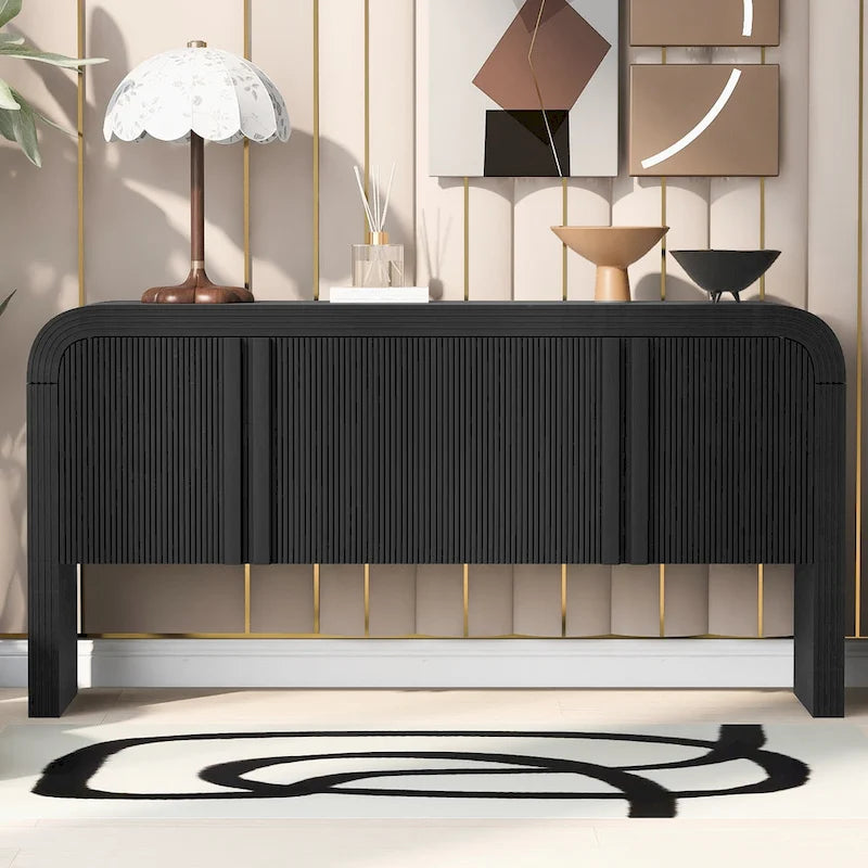 Aufbewahrungs-Sideboard mit 4 Türen und verstellbaren Einlegeböden