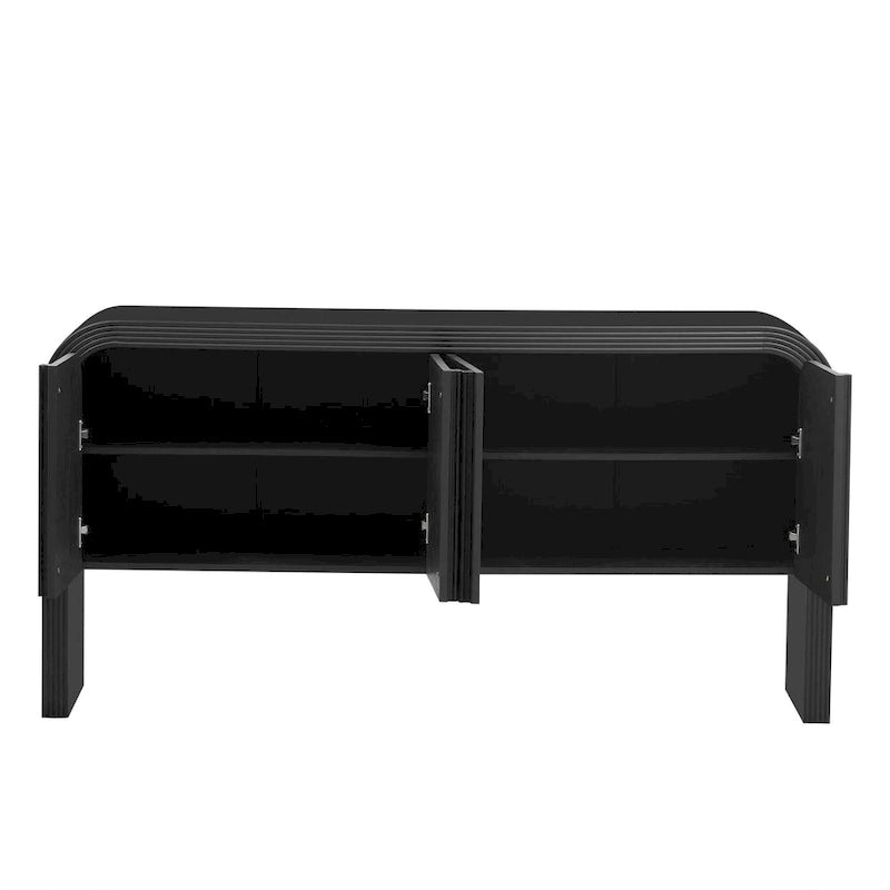 Aufbewahrungs-Sideboard mit 4 Türen und verstellbaren Einlegeböden