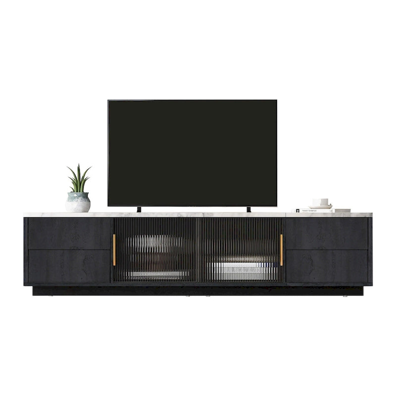 62.9" TV Stand with 4 Drawers and Large Storage Cabinet for TVs Up to 70"