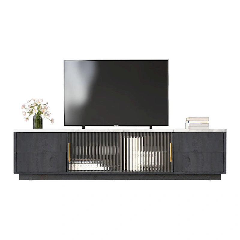 62.9" TV Stand with 4 Drawers and Large Storage Cabinet for TVs Up to 70"