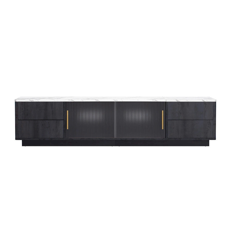 62.9" TV Stand with 4 Drawers and Large Storage Cabinet for TVs Up to 70"