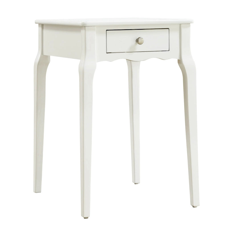 1-Drawer Wood Storage Side Table