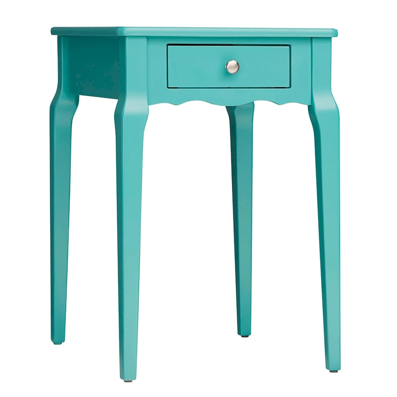1-Drawer Wood Storage Side Table