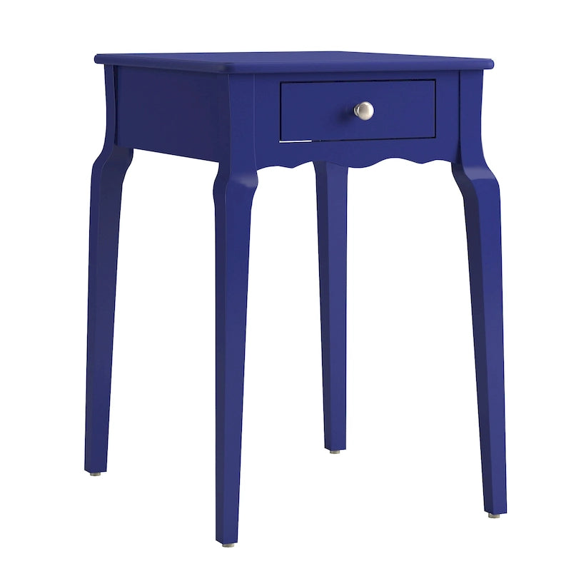 1-Drawer Wood Storage Side Table
