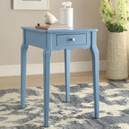 1-Drawer Wood Storage Side Table