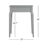 1-Drawer Wood Storage Side Table