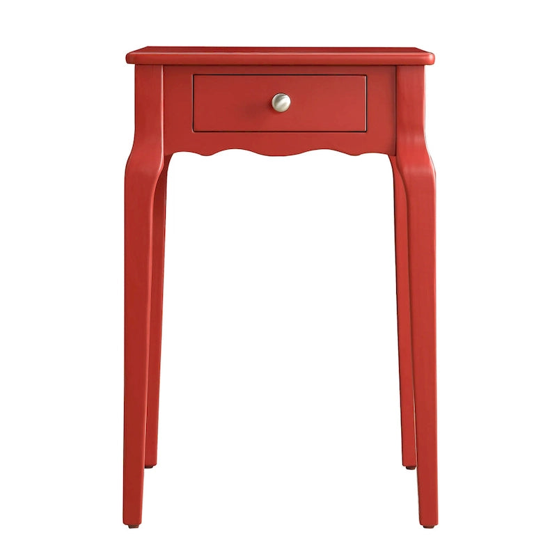 1-Drawer Wood Storage Side Table