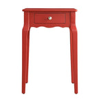 1-Drawer Wood Storage Side Table