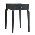 1-Drawer Wood Storage Side Table