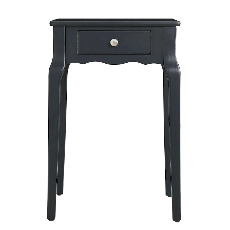 1-Drawer Wood Storage Side Table