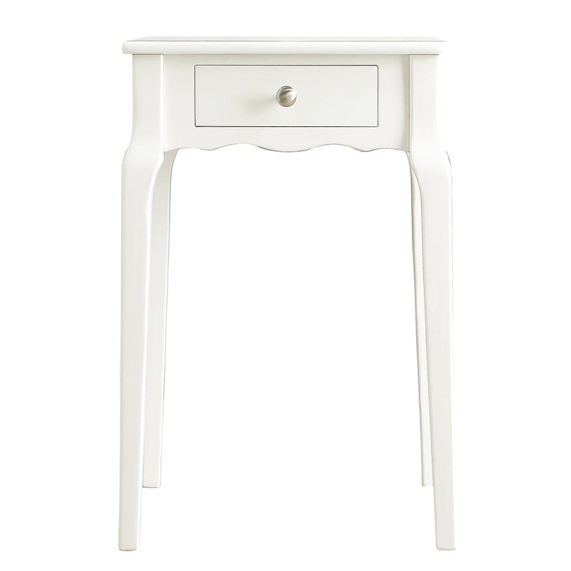 1-Drawer Wood Storage Side Table