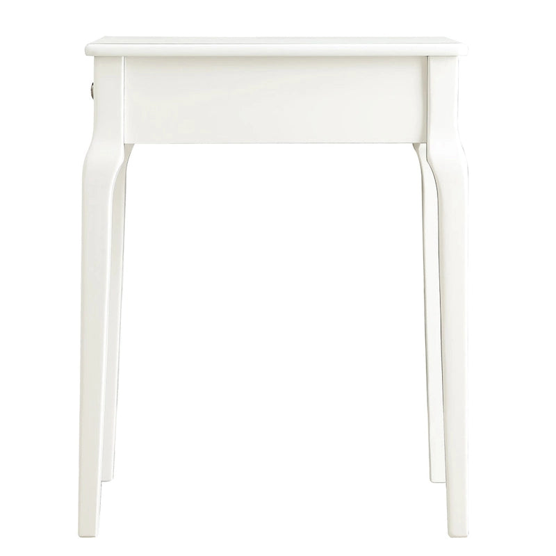 1-Drawer Wood Storage Side Table