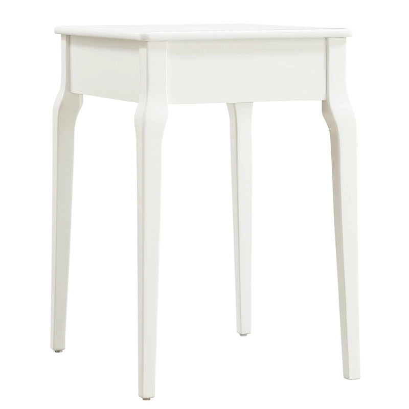 1-Drawer Wood Storage Side Table