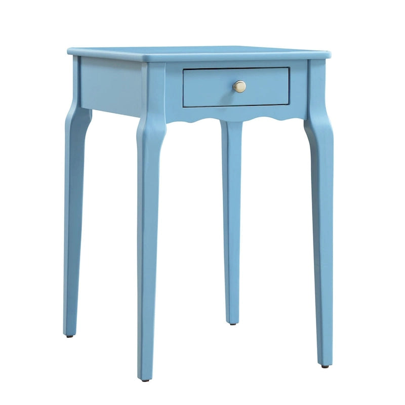 1-Drawer Wood Storage Side Table