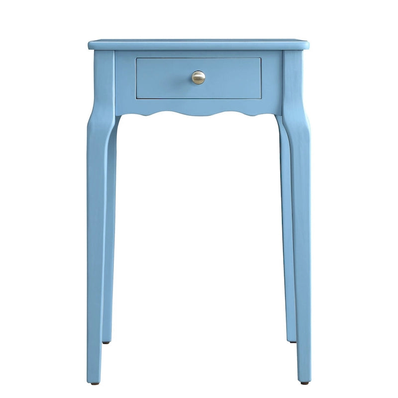 1-Drawer Wood Storage Side Table