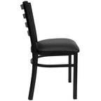 2-Pack Ladder Back Metal Dining Chair – 16.5"W x 17"D x 32.25"H