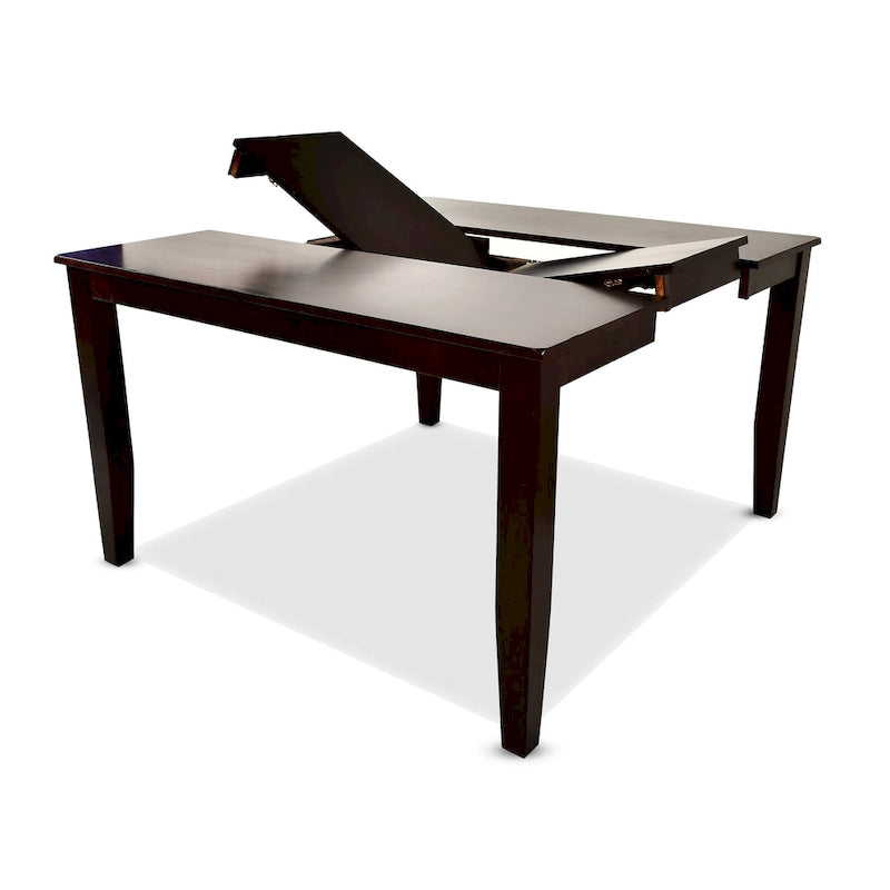 Counter Height Dining Table with Self-Storing Leaf