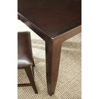 Counter Height Dining Table with Self-Storing Leaf