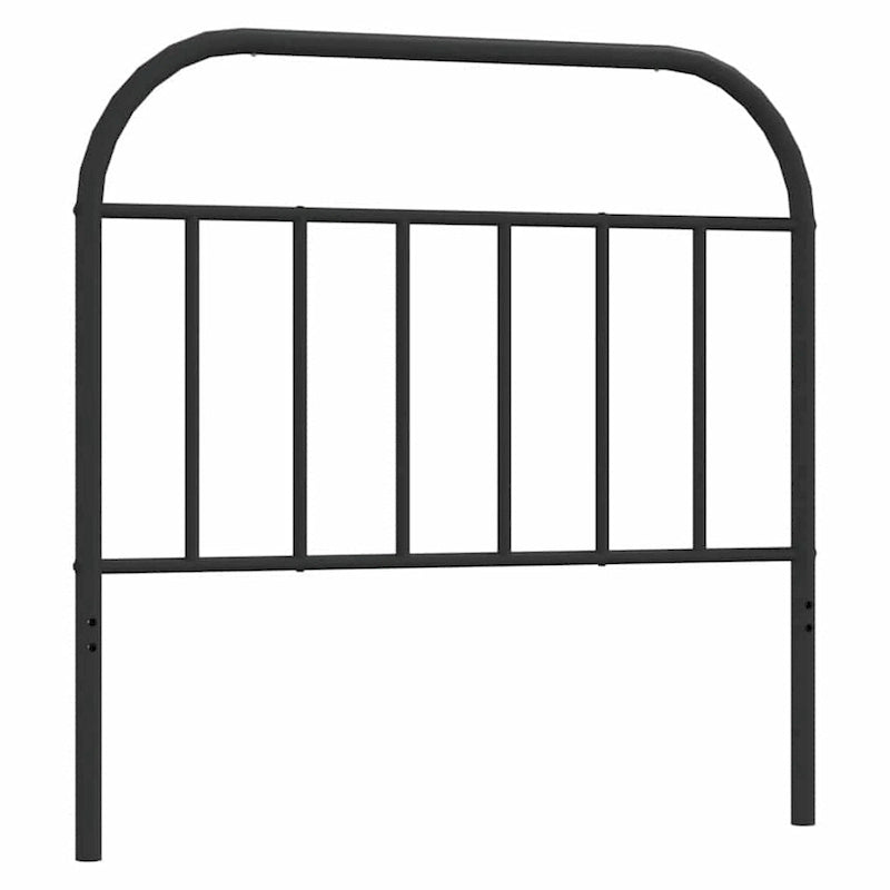 38.2 Inch Metal Headboard, Farmhouse Rustic Style