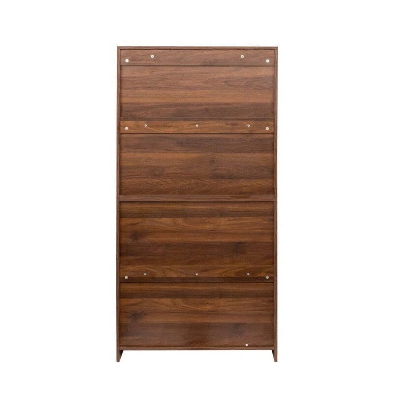Meuble de rangement de bureau avec portes vitrées et étagères