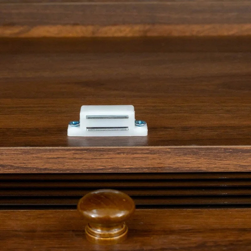 Meuble de rangement de bureau avec portes vitrées et étagères