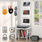 Hohes Plattenspielerregal mit Vinyl-Aufbewahrung - 19.68 x 15.35 x 56.69 Inches