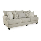 Asanti Beige Fabric Sofa - 98W x 44D x 40H