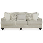 Asanti Beige Fabric Sofa - 98W x 44D x 40H