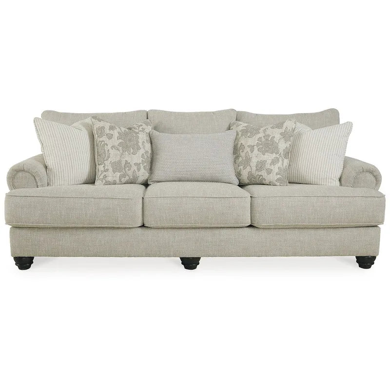Asanti Beige Fabric Sofa - 98W x 44D x 40H