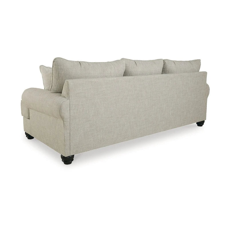 Asanti Beige Fabric Sofa - 98W x 44D x 40H
