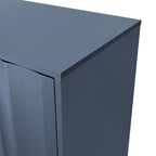 Storage Cabinet with 2 Doors and 2 Drawers, Adjustable Shelves