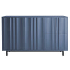 Storage Cabinet with 2 Doors and 2 Drawers, Adjustable Shelves