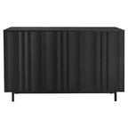 Storage Cabinet with 2 Doors and 2 Drawers, Adjustable Shelves