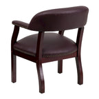 Upholstered Conference Chair with Nailhead Trim