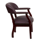 Upholstered Conference Chair with Nailhead Trim