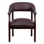 Upholstered Conference Chair with Nailhead Trim